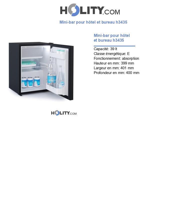 Mini-bar pour hôtel et bureau h3435