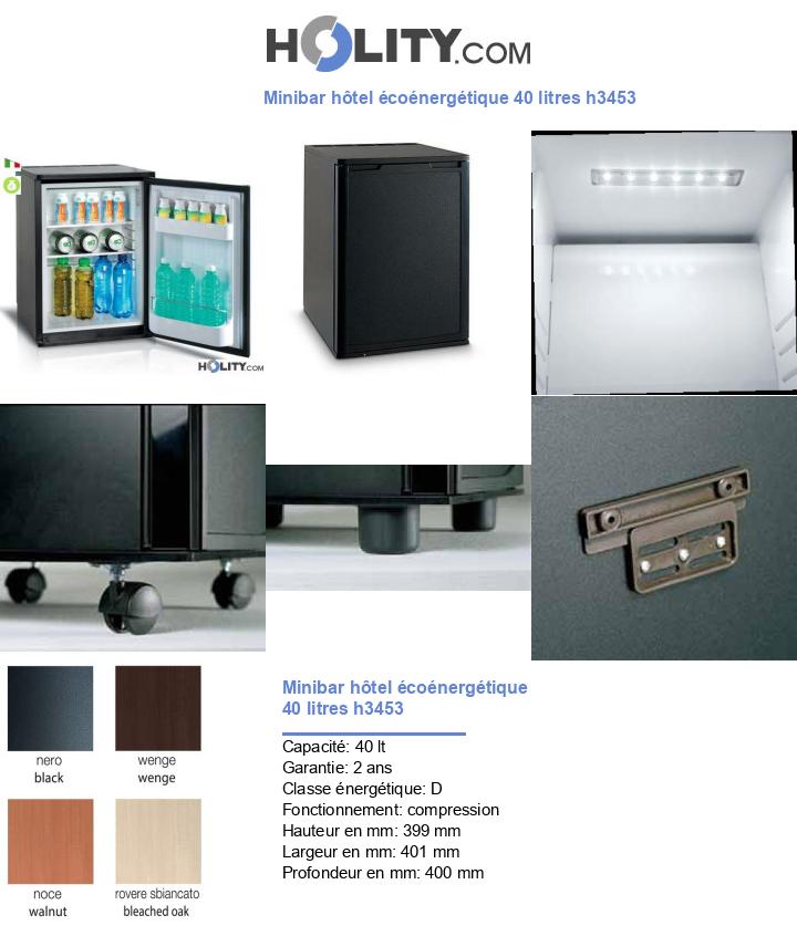 Minibar hôtel écoénergétique 40 litres h3453