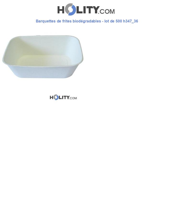 Barquettes de frites biodégradables - lot de 500 h347_36