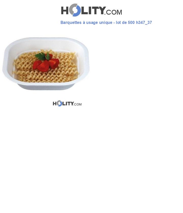 Barquettes à usage unique - lot de 500 h347_37