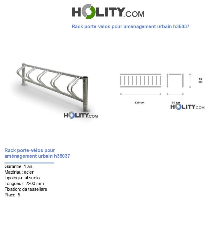 Rack porte-vélos pour aménagement urbain h35037