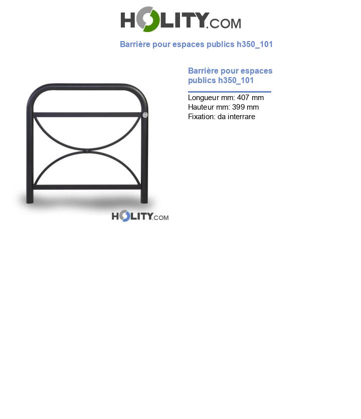 Barrière pour espaces publics h350_101