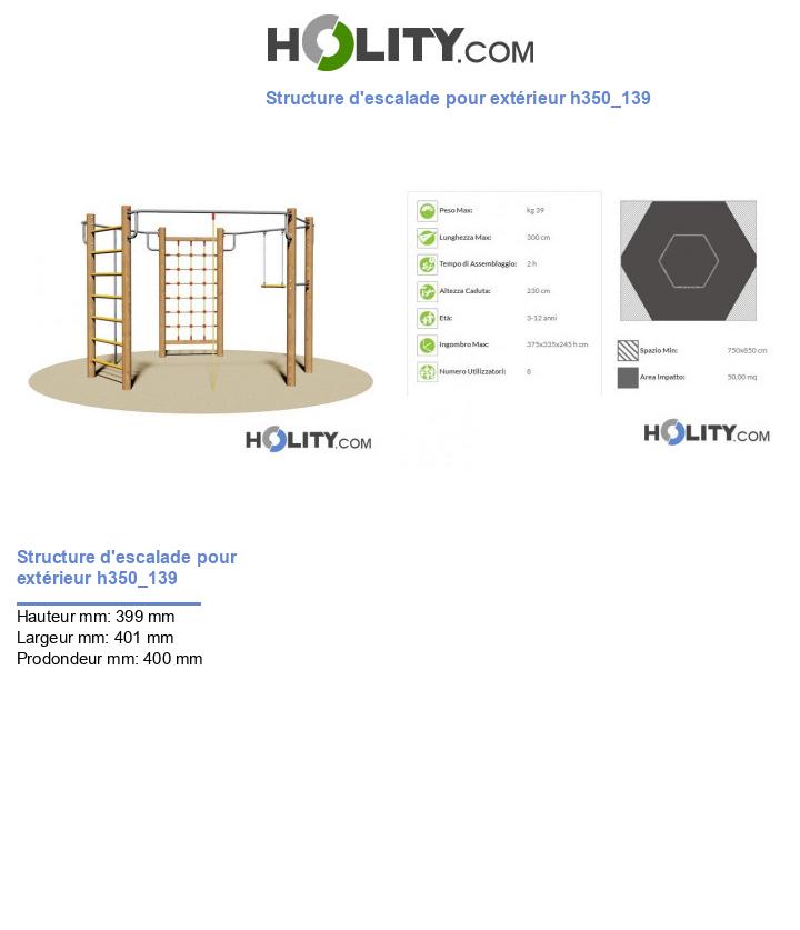 Structure d'escalade pour extérieur h350_139