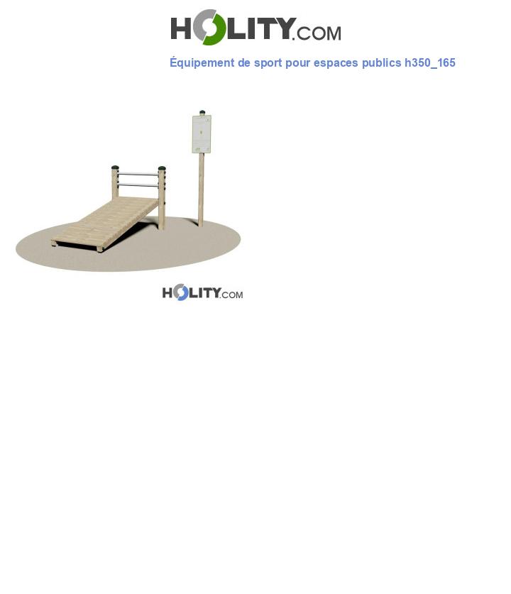 Équipement de sport pour espaces publics h350_165