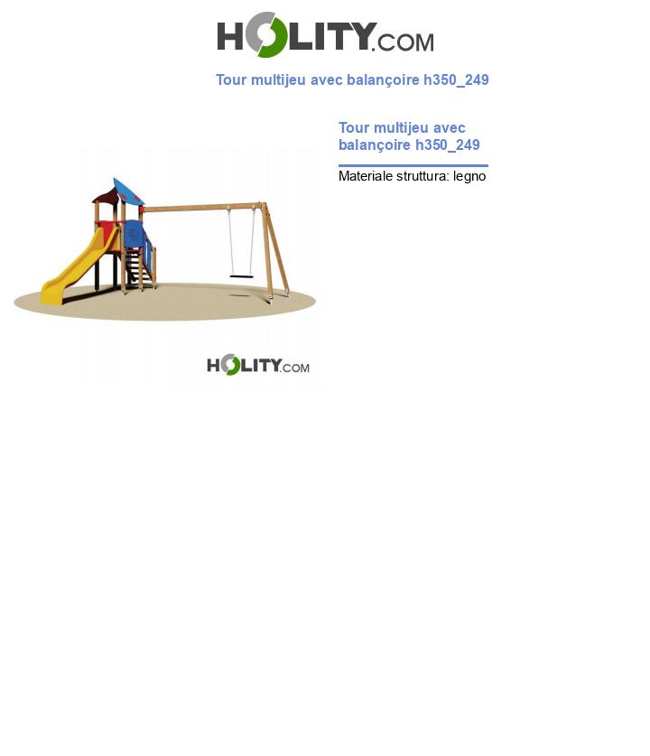 Tour multijeu avec balançoire h350_249