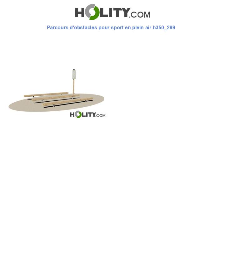 Parcours d'obstacles pour sport en plein air h350_299