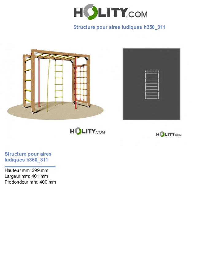 Structure pour aires ludiques h350_311