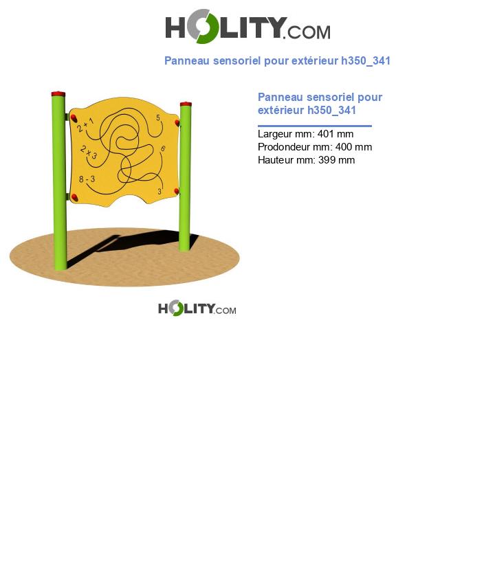 Panneau sensoriel pour extérieur h350_341