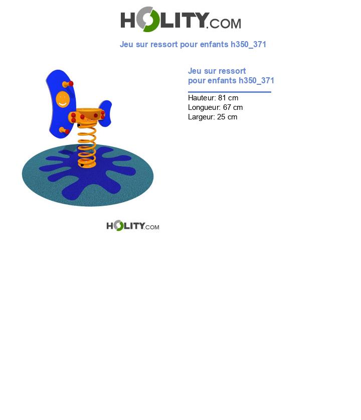 Jeu sur ressort pour enfants h350_371