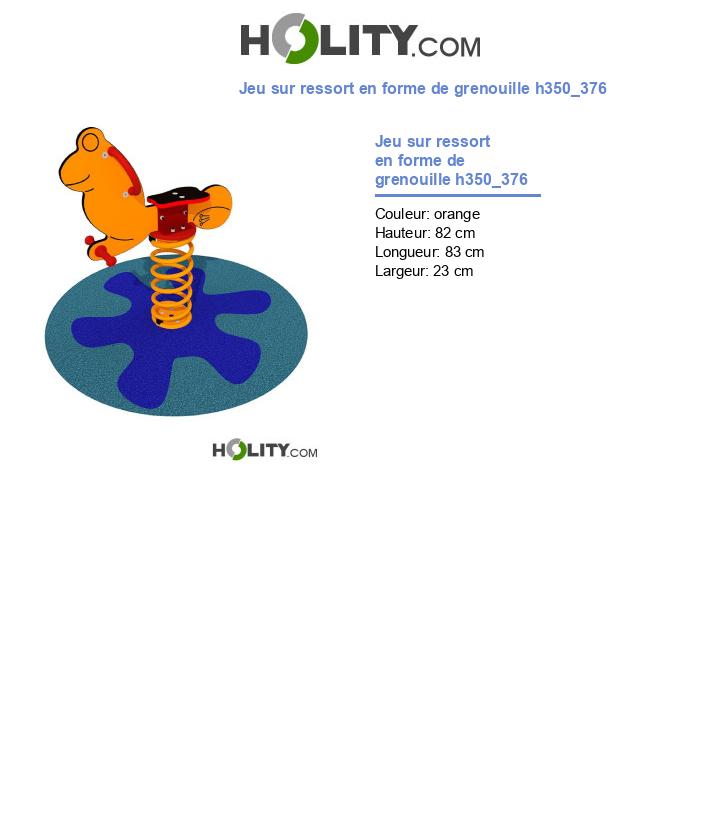 Jeu sur ressort en forme de grenouille h350_376