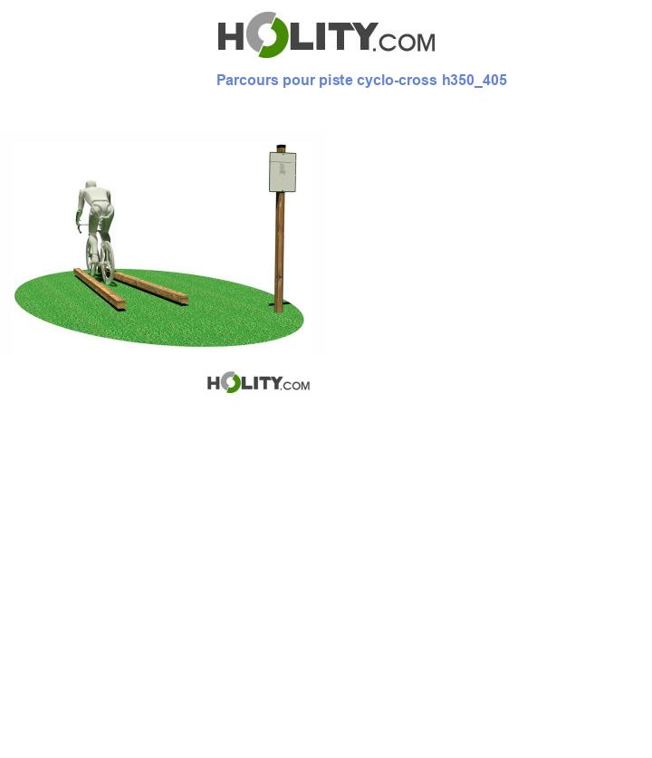 Parcours pour piste cyclo-cross h350_405