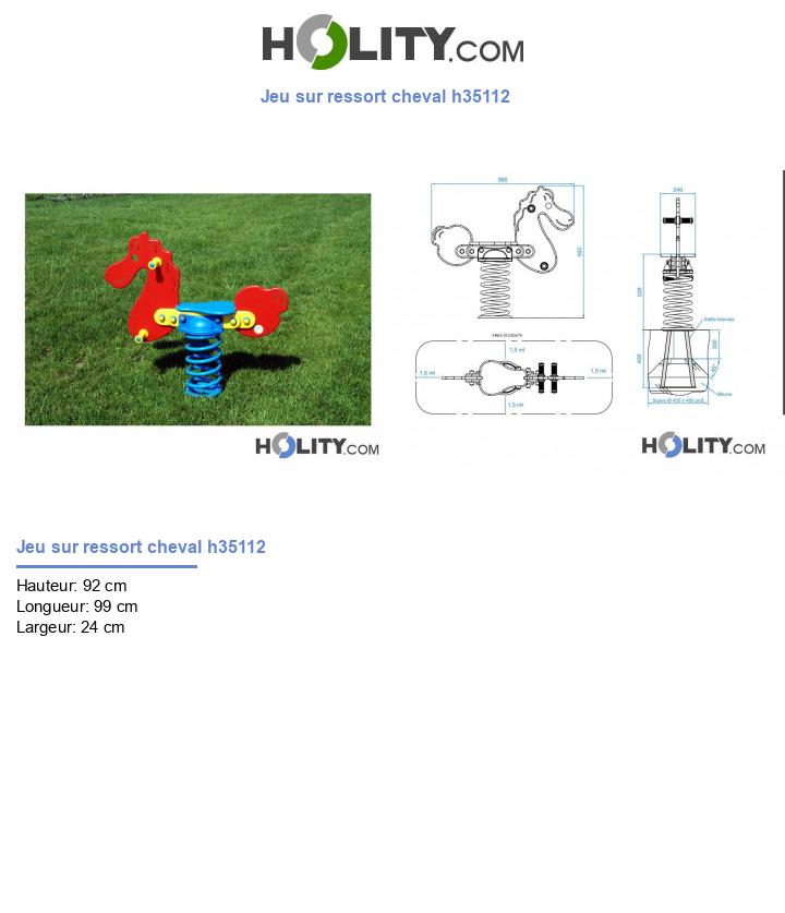 Jeu sur ressort cheval h35112