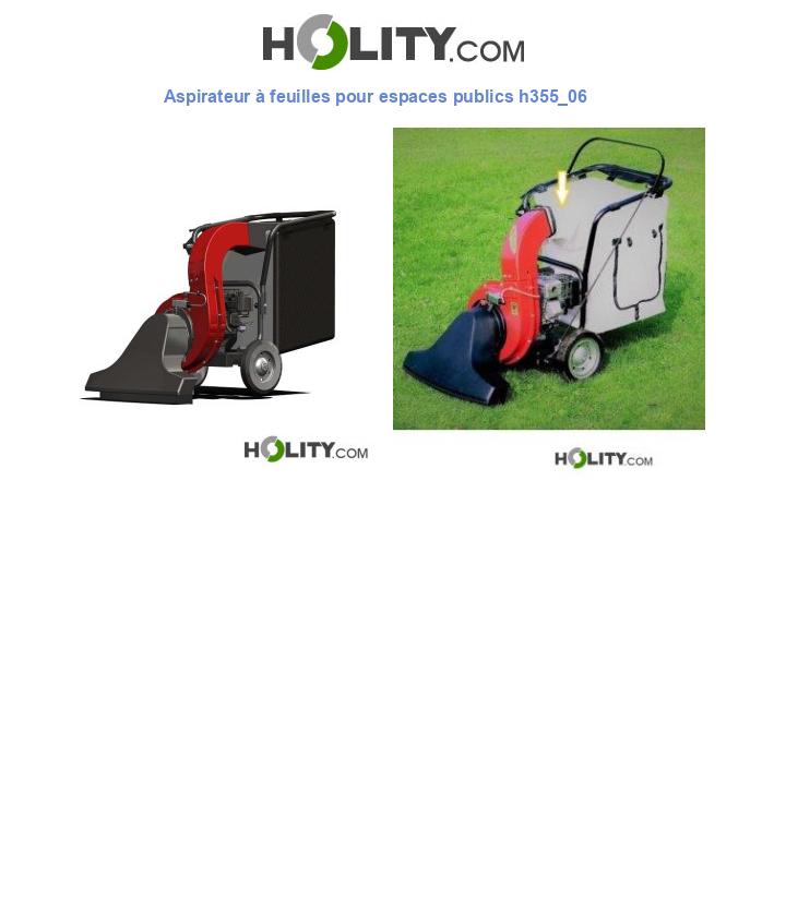 Aspirateur à feuilles pour espaces publics h355_06