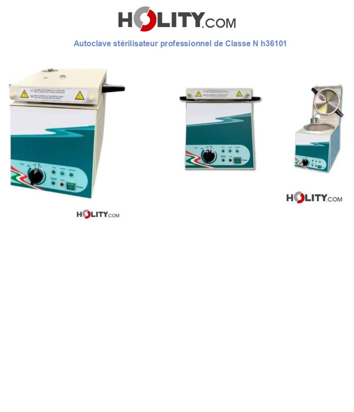 Autoclave stérilisateur professionnel de Classe N h36101