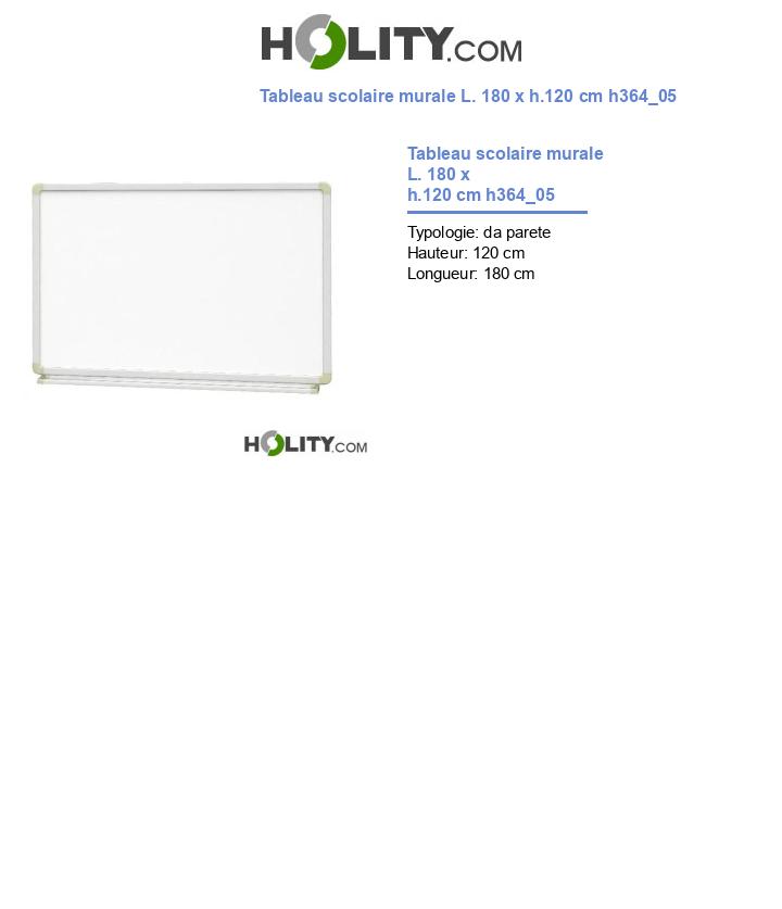 Tableau scolaire murale L. 180 x h.120 cm h364_05