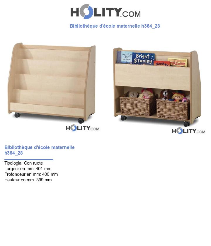 Bibliothèque d'école maternelle h364_28