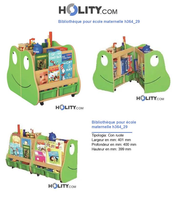 Bibliothèque pour école maternelle h364_29