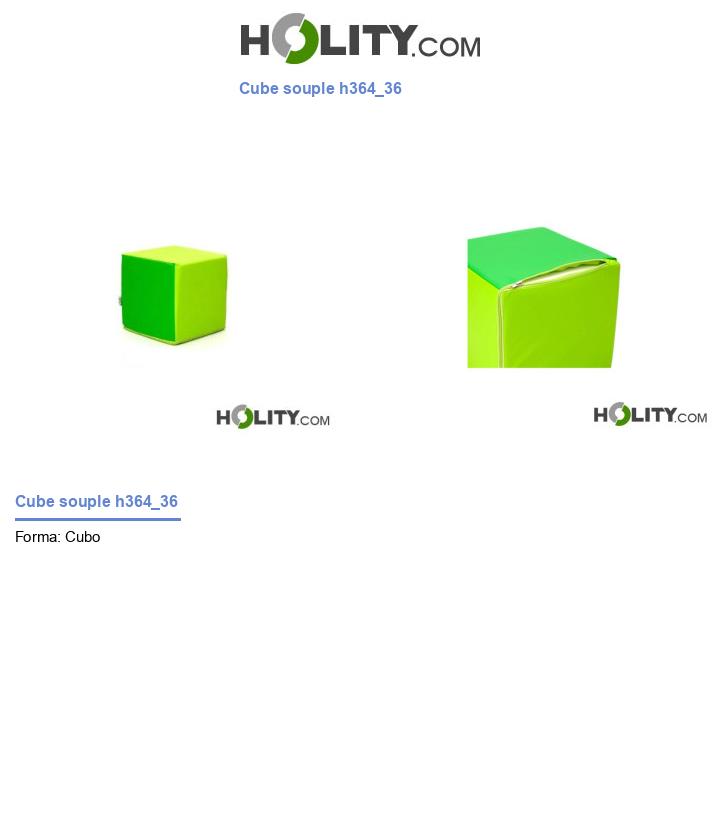 Cube souple h364_36