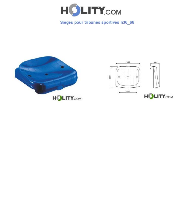 Sièges pour tribunes sportives h36_66