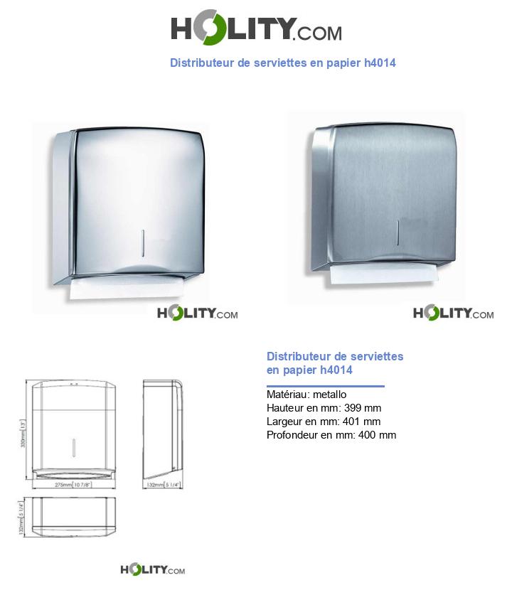 Distributeur de serviettes en papier h4014