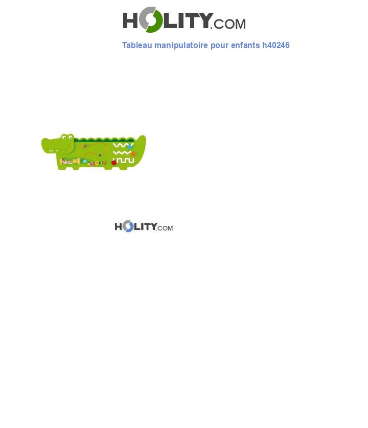 Tableau manipulatoire pour enfants h40246