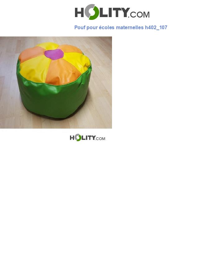 Pouf pour écoles maternelles h402_107