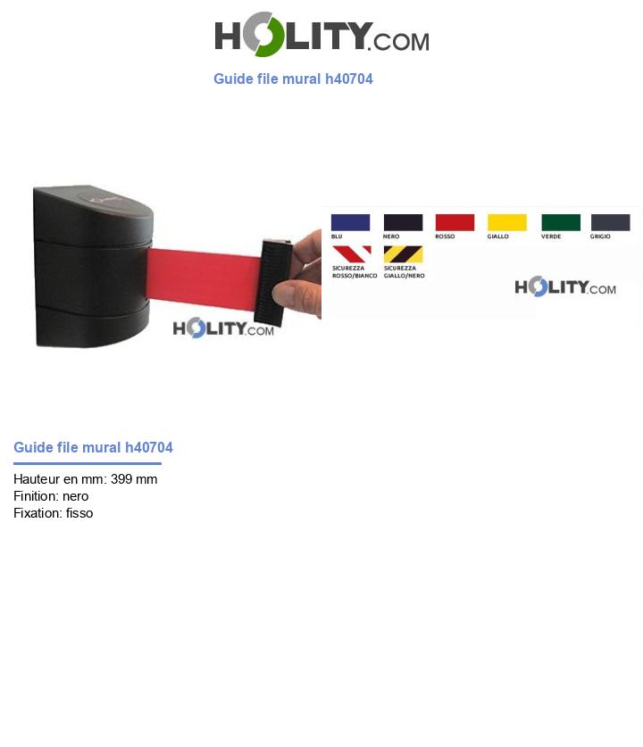 Guide file mural h40704