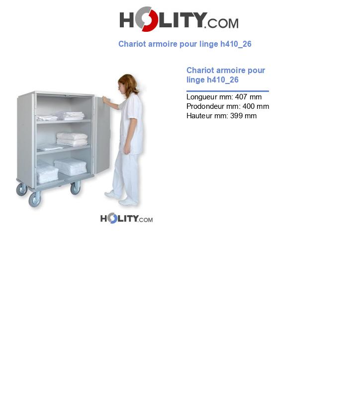 Chariot armoire pour linge h410_26