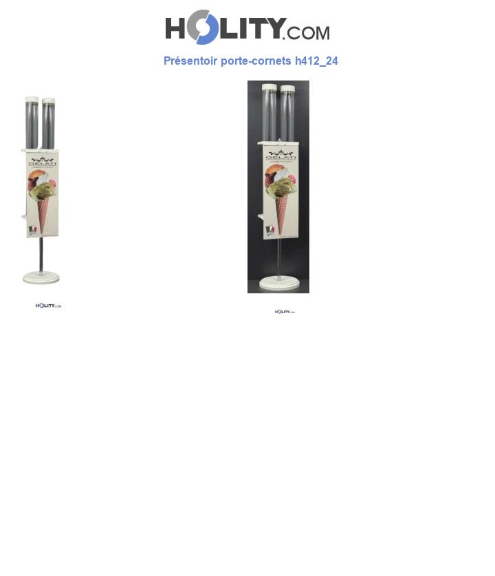 Présentoir porte-cornets h412_24