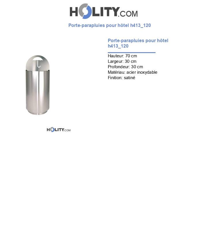 Porte-parapluies pour hôtel h413_120