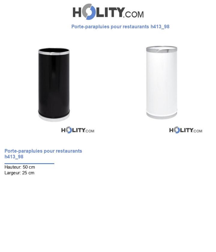 Porte-parapluies pour restaurants h413_98