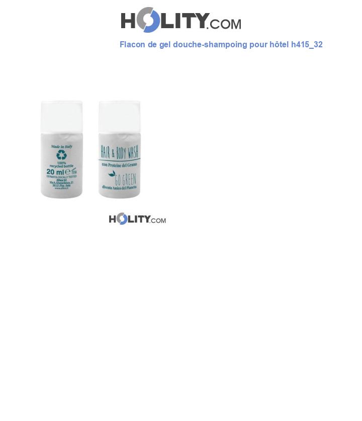 Flacon de gel douche-shampoing pour hôtel h415_32