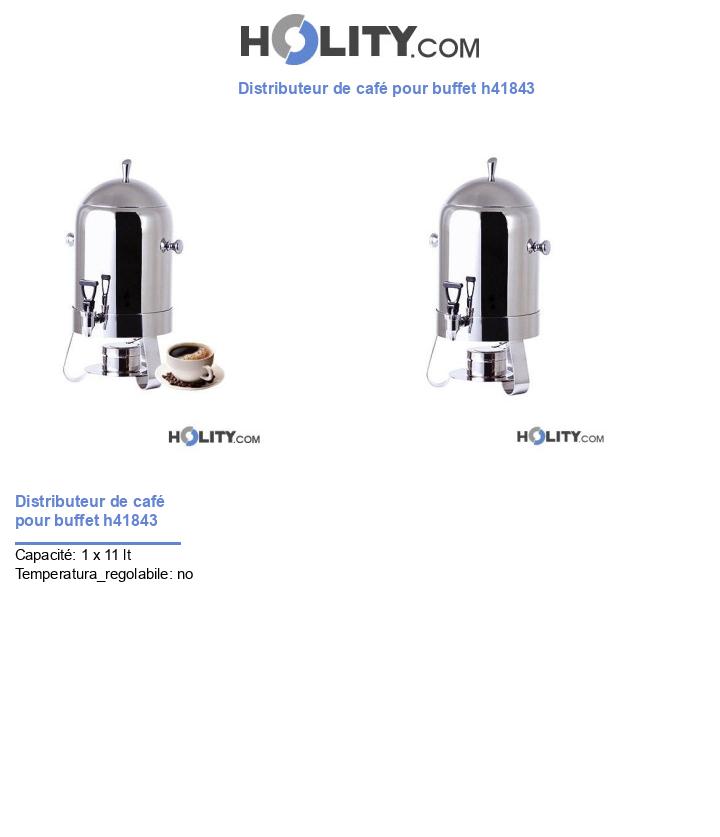 Distributeur de café pour buffet h41843