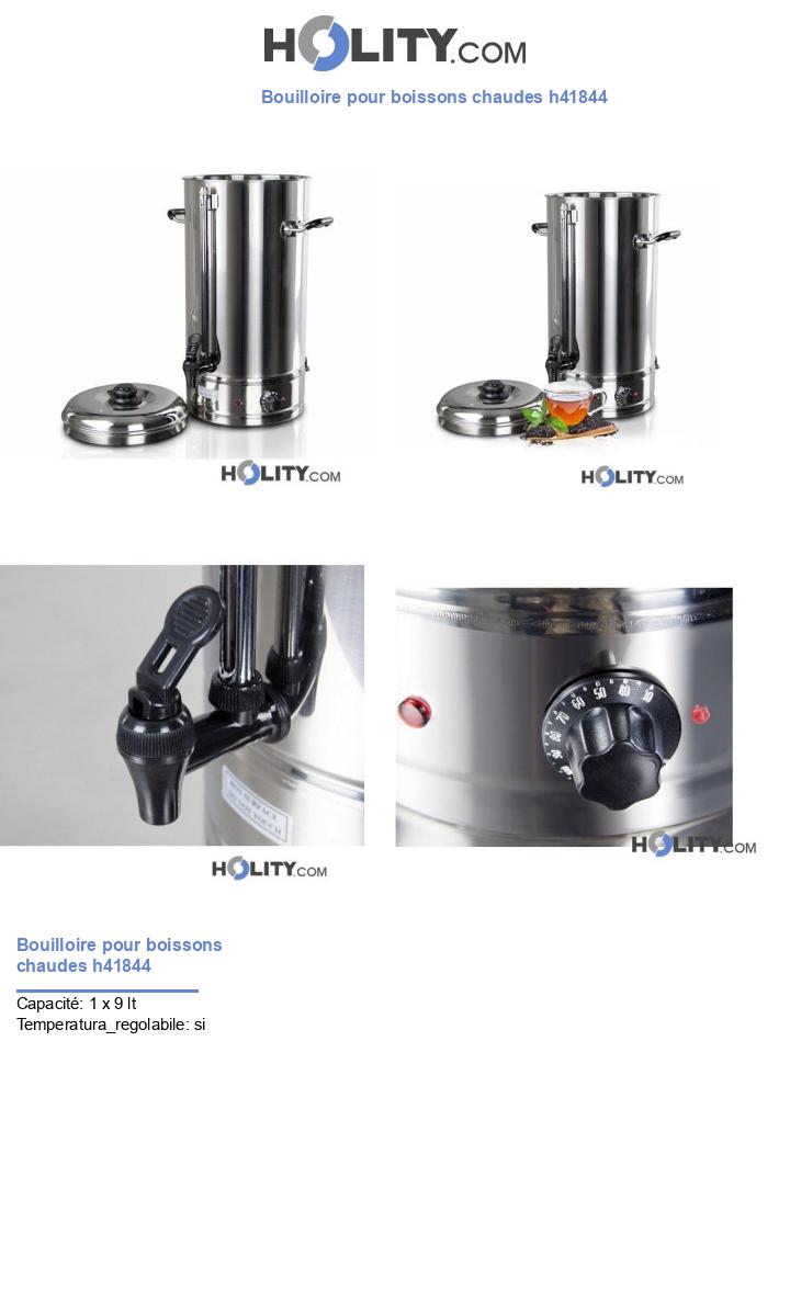 Bouilloire pour boissons chaudes h41844