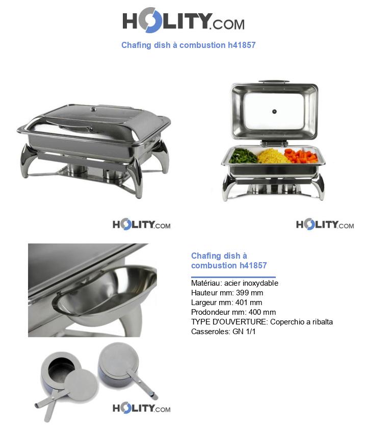 Chafing dish à combustion h41857