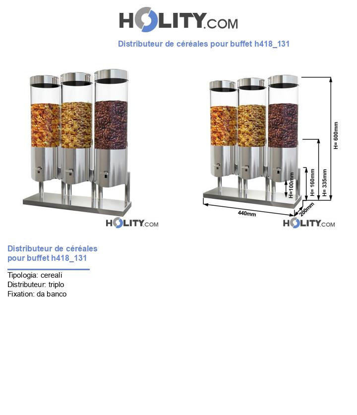 Distributeur de céréales pour buffet h418_131