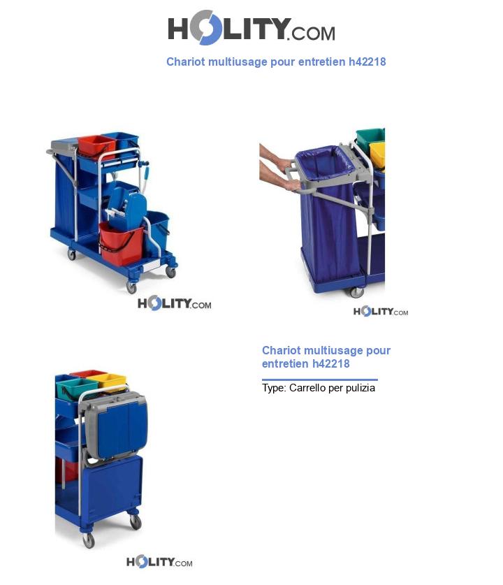 Chariot multiusage pour entretien h42218