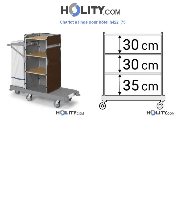 Chariot à linge pour hôtel h422_75