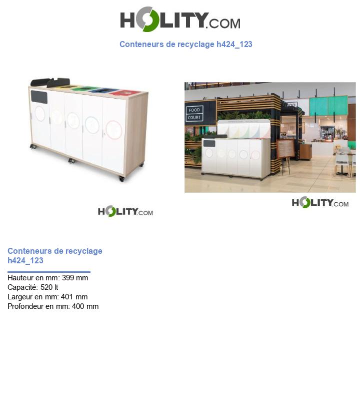 Conteneurs de recyclage h424_123