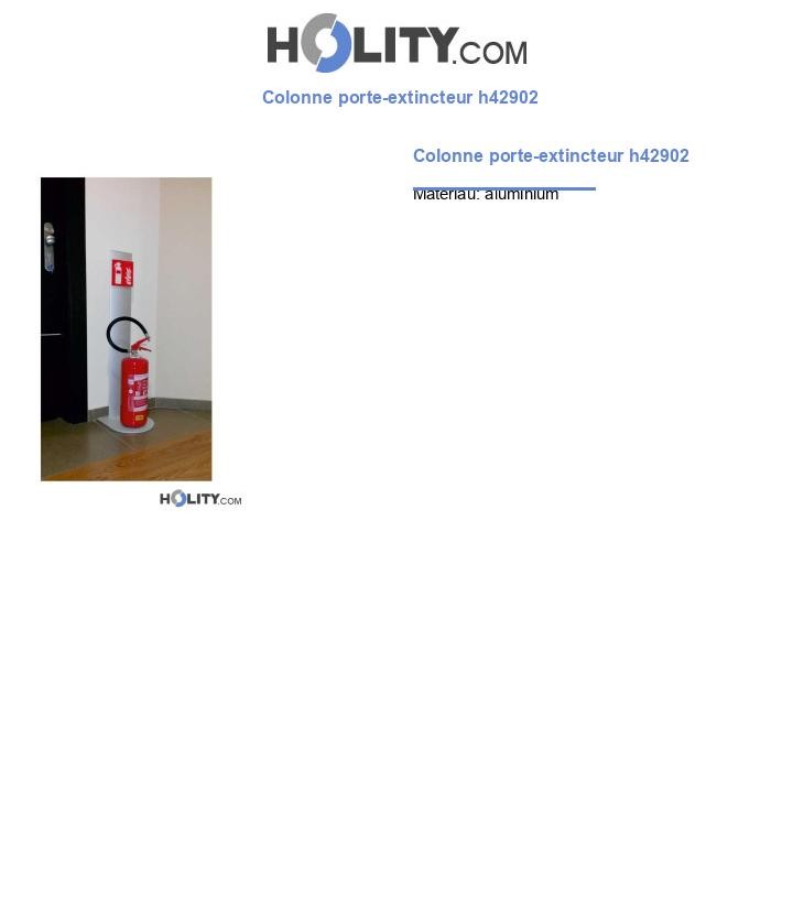 Colonne porte-extincteur h42902