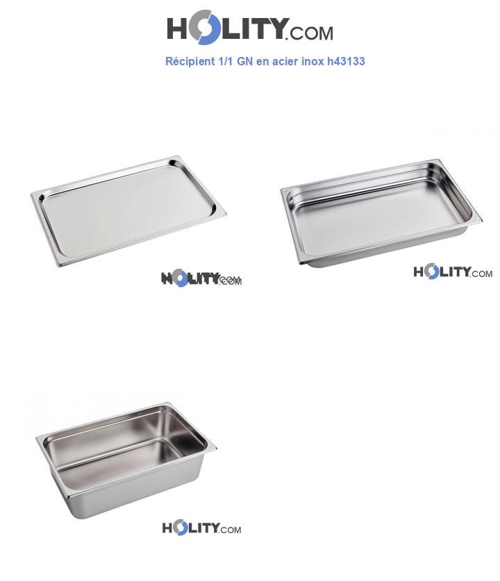 Bacinella in acciaio inox 1/1 GN h43133