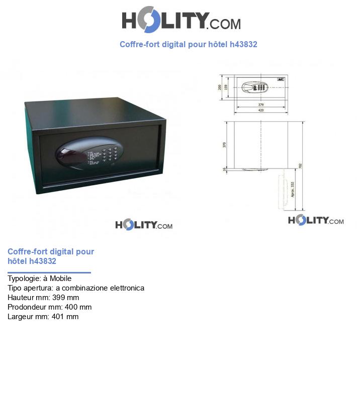 Coffre-fort digital pour hôtel h43832