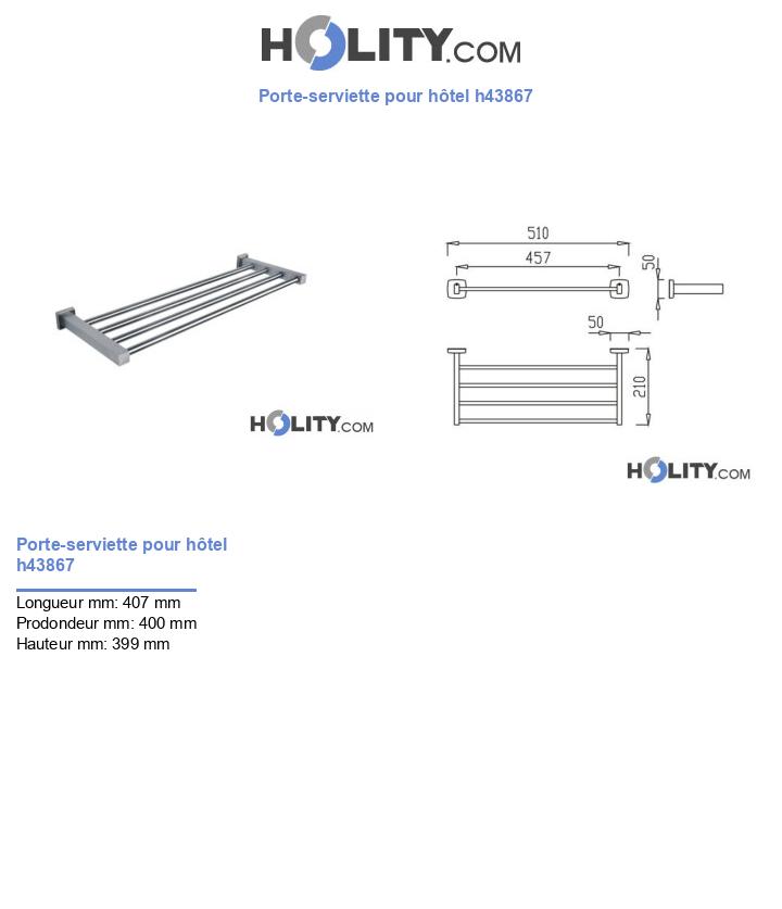 Porte-serviette pour hôtel h43867