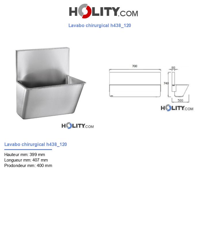 Lavabo chirurgical h438_120