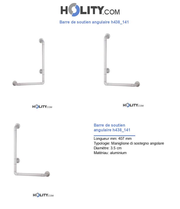 Barre de soutien angulaire h438_141
