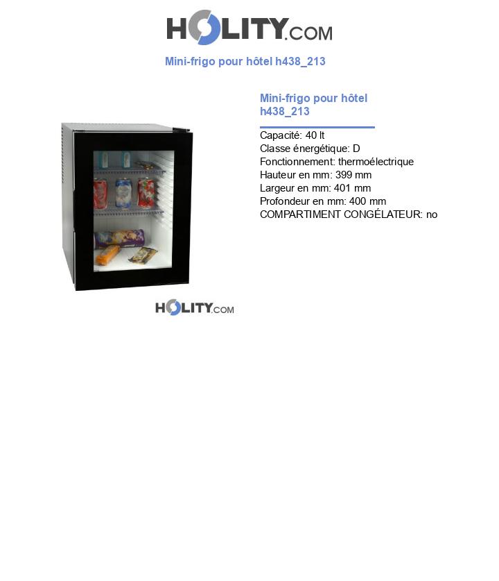 Mini-frigo pour hôtel h438_213