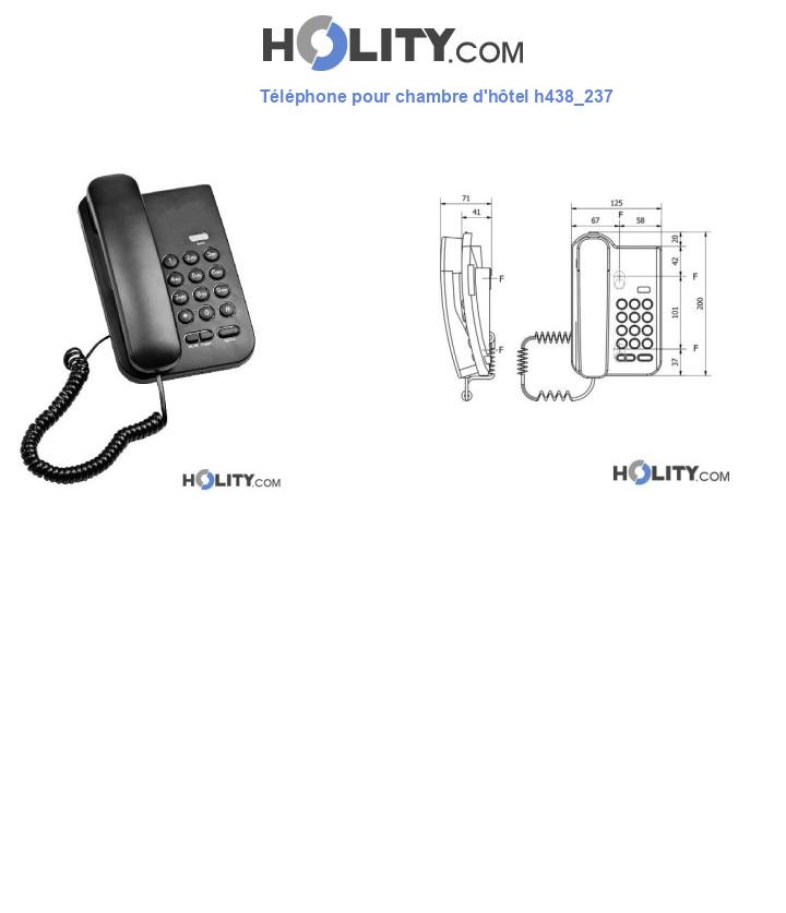 Téléphone pour chambre d'hôtel h438_237