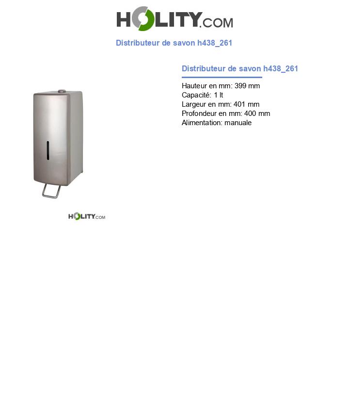 Distributeur de savon h438_261