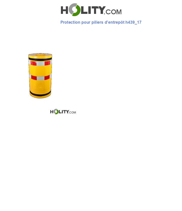 Protection pour piliers d’entrepôt h439_17