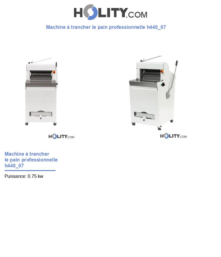 Machine à trancher le pain professionnelle h440_07